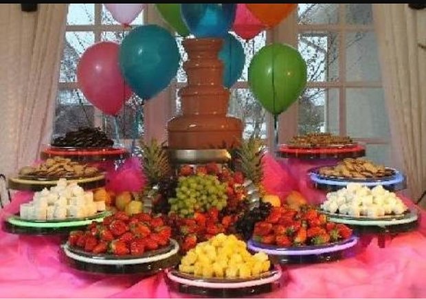 4 TIER CHOCOLATE FOUNTAIN - Party hire in Melbourne