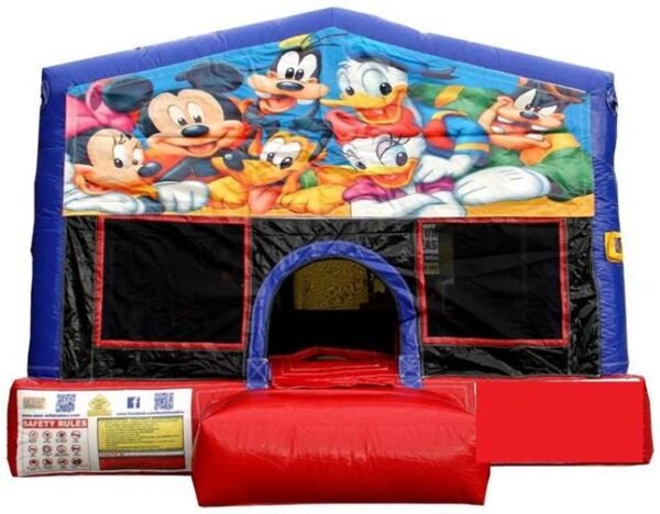 Mini Banner castle. Mickey and Friends.Red and Blue